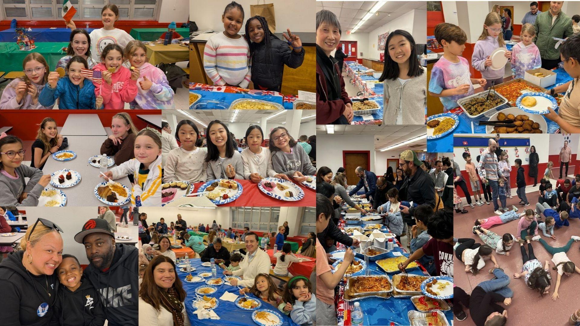 Families at Multicultural Dinner