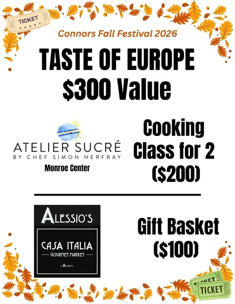 Taste of Europe prize, a $300 value.